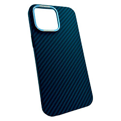 Чохол (накладка) Apple iPhone 13 Pro, Carbon Shockproof, MagSafe, Синій