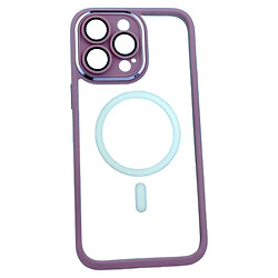 Чехол (накладка) Apple iPhone 12, Edge Matte Chrome Insert, MagSafe, Розовый