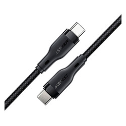 USB кабель AceFast C8-03, Type-C, 1.2 м., Чорний