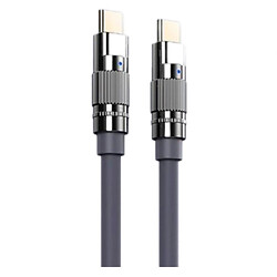 USB кабель Remax RC-C055 Wefon, Type-C, 1.2 м., Серый