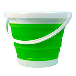 Складное ведро Silicone Collapsible Bucket, Зеленый