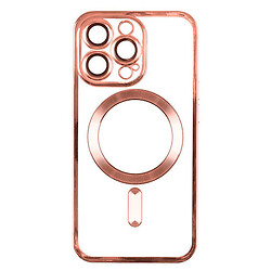 Чехол (накладка) Apple iPhone 11 Pro Max, Metallic Full Camera, MagSafe, Rose Gold, Розовый