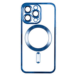 Чохол (накладка) Apple iPhone XR, Metallic Full Camera, MagSafe, Синій