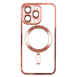 Чохол (накладка) Apple iPhone XS Max, Metallic Full Camera, Rose Gold, MagSafe, Рожевий