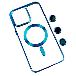 Чохол (накладка) Apple iPhone 11, Crystal Chrome, MagSafe, Синій