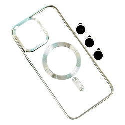 Чехол (накладка) Apple iPhone 12 Pro Max, Crystal Chrome, MagSafe, Серебряный