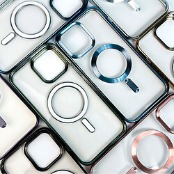 Чохол (накладка) Apple iPhone 12 Pro Max, Crystal Chrome, MagSafe, Срібний - № 2