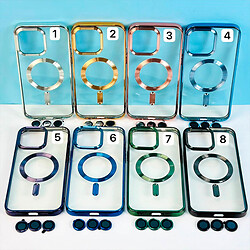 Чохол (накладка) Apple iPhone 12 Pro Max, Crystal Chrome, MagSafe, Срібний - № 8