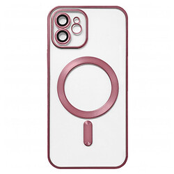 Чехол (накладка) Apple iPhone 15 Plus, Metallic Full Camera Matte, MagSafe, Розовый