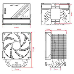 Кулер процессорный ID-Cooling Frozn A610, Белый - № 5
