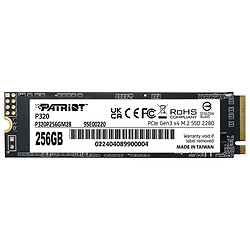 SSD диск Patriot P320 M.2 2280, 256 Гб.