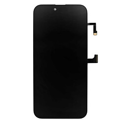 Дисплей (екран) Apple iPhone 15, Original (PRC), З сенсорним склом, З рамкою, Чорний