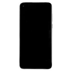 Дисплей (экран) Motorola XT2041 Moto G8 Power, Original (100%), С сенсорным стеклом, С рамкой, Синий