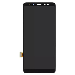 Дисплей (екран) Samsung A730 Galaxy A8 Plus, З сенсорним склом, Без рамки, Amoled, Чорний