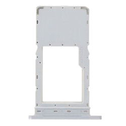 Держатель SIM карты Samsung X200 Galaxy Tab A8 10.5 2021, С разъемом на карту памяти, Серебряный