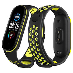 Ремешок Xiaomi Mi Band 5 / Mi Band 6, BeCover Nike, Black-Green, Черный