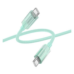 USB кабель Borofone BU44 Sincero, Type-C, 1.2 м., Зелений