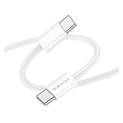 USB кабель Borofone BX103, Type-C, 1.0 м., Белый