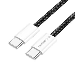 USB кабель Borofone BX103, Type-C, 1.0 м., Черный - № 2