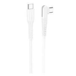 USB кабель Borofone BX105 Corriente, Type-C, 1.0 м., Білий