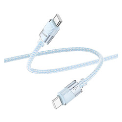 USB кабель Hoco U132, Type-C, 1.2 м., Голубой