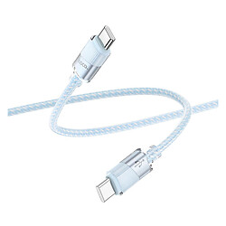 USB кабель Hoco U132, Type-C, 1.2 м., Блакитний