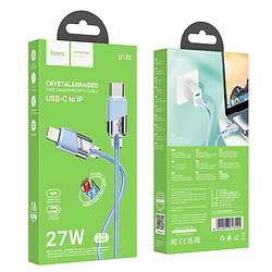 USB кабель Hoco U132 Apple iPhone SE 2022 / iPhone 14 Pro Max / iPhone 14 Plus / iPhone 14 Pro / iPhone 14 / iPhone 13 Pro / iPhone 13 Mini / iPhone 13 / iPhone 13 Pro Max / iPhone 12 Mini / iPhone 12 Pro Max / iPhone 12 Pro, Lightning, 1.2 м., Голубой - № 3