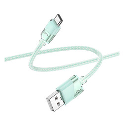 USB кабель Hoco U132, Type-C, 1.2 м., Зеленый