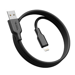 USB кабель Ridea RC-AI21 AirSiliconePro Apple iPhone SE 2022 / iPhone 14 Pro Max / iPhone 14 Plus / iPhone 14 Pro / iPhone 14 / iPhone 13 Pro / iPhone 13 Mini / iPhone 13 / iPhone 13 Pro Max / iPhone 12 Mini / iPhone 12 Pro Max, Lightning, 1.0 м., Черный - № 2