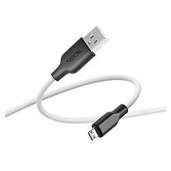 USB кабель Ridea RC-AI21 AirSiliconePro, MicroUSB, 1.0 м., Білий