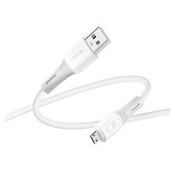 USB кабель Ridea RC-SI35 SiliconePro, MicroUSB, 1.0 м., Білий