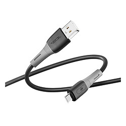 USB кабель Ridea RC-SI35 SiliconePro, Type-C, 1.0 м., Чорний