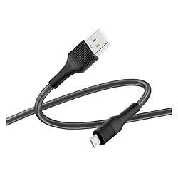USB кабель Ridea RC-ST74 StablePro, MicroUSB, 1.0 м., Чорний
