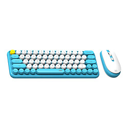 Клавіатура та миша Fantech Go WK896, Синій