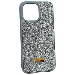Чохол (накладка) Apple iPhone 15, Swarovski Diamonds, Сірий