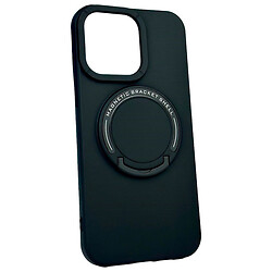 Чехол (накладка) Apple iPhone 14, TPU Metal Stand, MagSafe, Черный