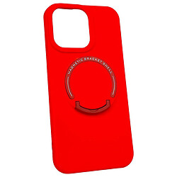 Чохол (накладка) Apple iPhone 14 Pro, TPU Metal Stand, MagSafe, Червоний