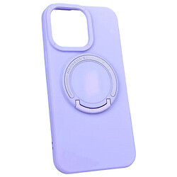 Чохол (накладка) Apple iPhone 15 Pro, TPU Metal Stand, MagSafe, Фіолетовий
