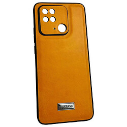 Чехол (накладка) Xiaomi 11T, Mustang Metal Logo, Оранжевый