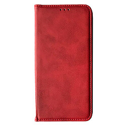 Чохол книжка) Xiaomi Poco C61 / Redmi A3, Leather Case Fold, Червоний