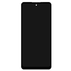 Дисплей (экран) Motorola XT2227 Moto E32, High quality, С сенсорным стеклом, С рамкой, Черный
