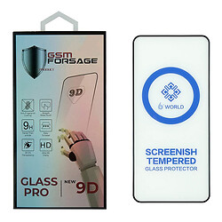 Защитное стекло Infinix Hot 40 / Hot 40 Pro, Premium Tempered Glass, 9D, Черный
