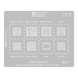 Трафарет Amaoe BGA MQ6 for Qualcomm and MTK CPU Xiaomi POCO M4 Pro