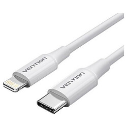 USB кабель Vention LAKWF Apple iPhone SE 2022 / iPhone 14 Pro Max / iPhone 14 Plus / iPhone 14 Pro / iPhone 14 / iPhone 12 Mini / iPhone 12 Pro Max / iPhone 12 Pro / iPhone 12 / iPhone SE 2020 / iPad PRO 9.7 2018, Lightning, 1.0 м., Белый