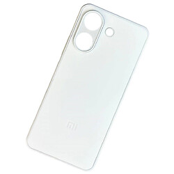 Чохол (накладка) Xiaomi Redmi 12 / Redmi 12 5G, Matte Logo Chrome, Білий