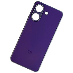 Чехол (накладка) Xiaomi Redmi 12C, Matte Logo Chrome, Фиолетовый