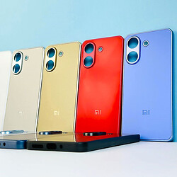 Чехол (накладка) Xiaomi Redmi 13C 5G, Matte Logo Chrome, Голубой - № 2