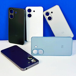 Чехол (накладка) Xiaomi Redmi 13C 5G, Matte Logo Chrome, Голубой - № 3