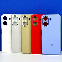 Чехол (накладка) Xiaomi Redmi 13C 5G, Matte Logo Chrome, Голубой - № 4