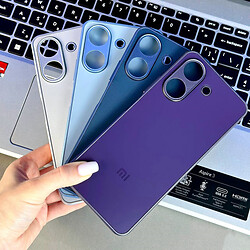 Чехол (накладка) Xiaomi Redmi 13C 5G, Matte Logo Chrome, Голубой - № 9